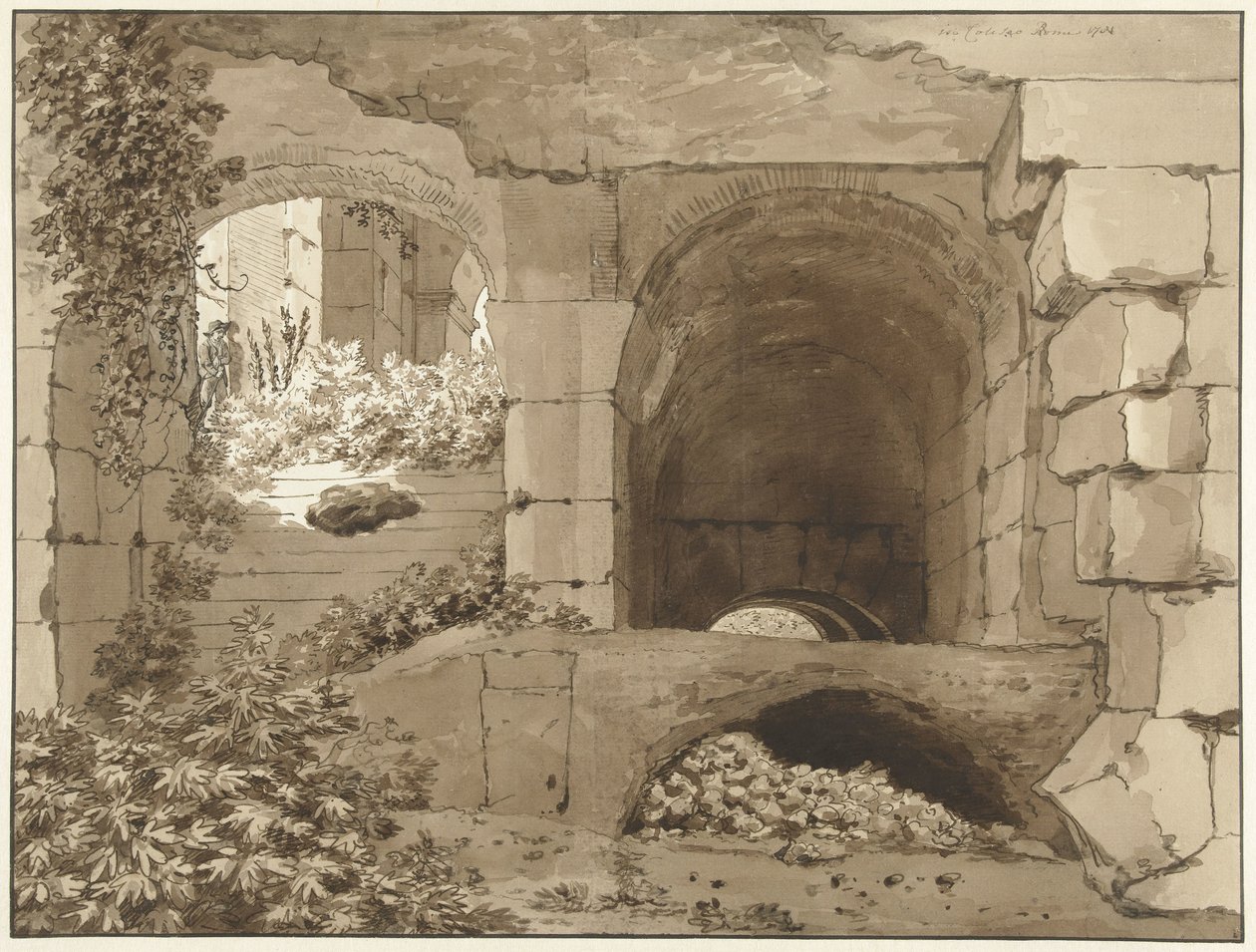 Ansikt i Colosseum av Jean Grandjean