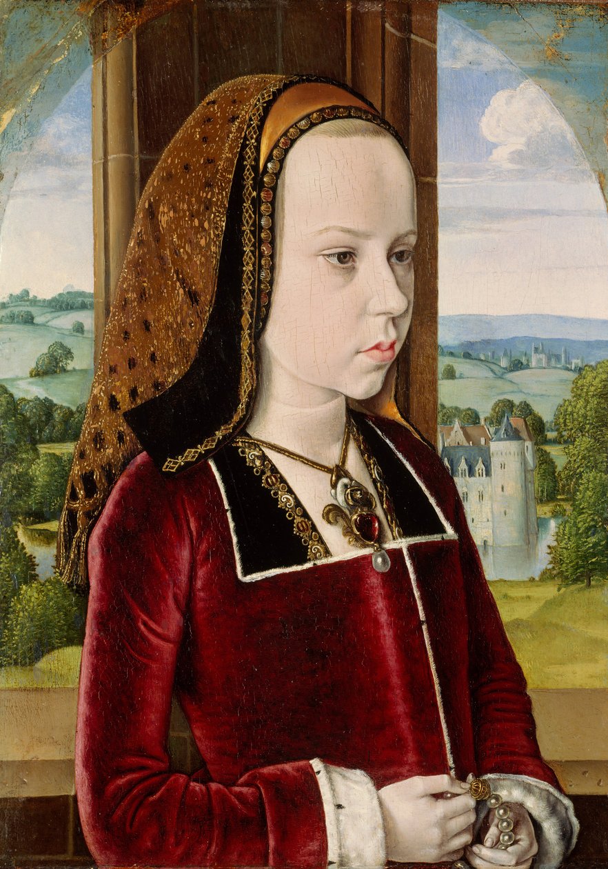 Margaret av Østerrike, ca. 1490. av Jean Hey