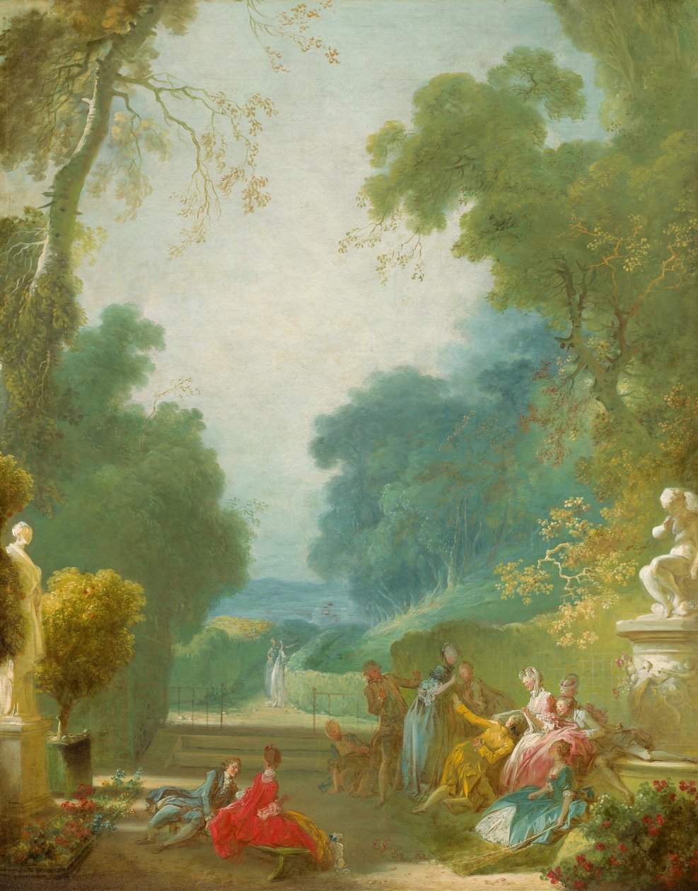 A Game of Hot Cockles av Jean Honore Fragonard
