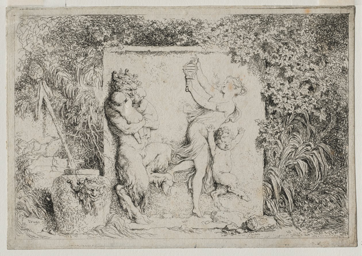 Bacchanless: Setterens dans av Jean Honore Fragonard