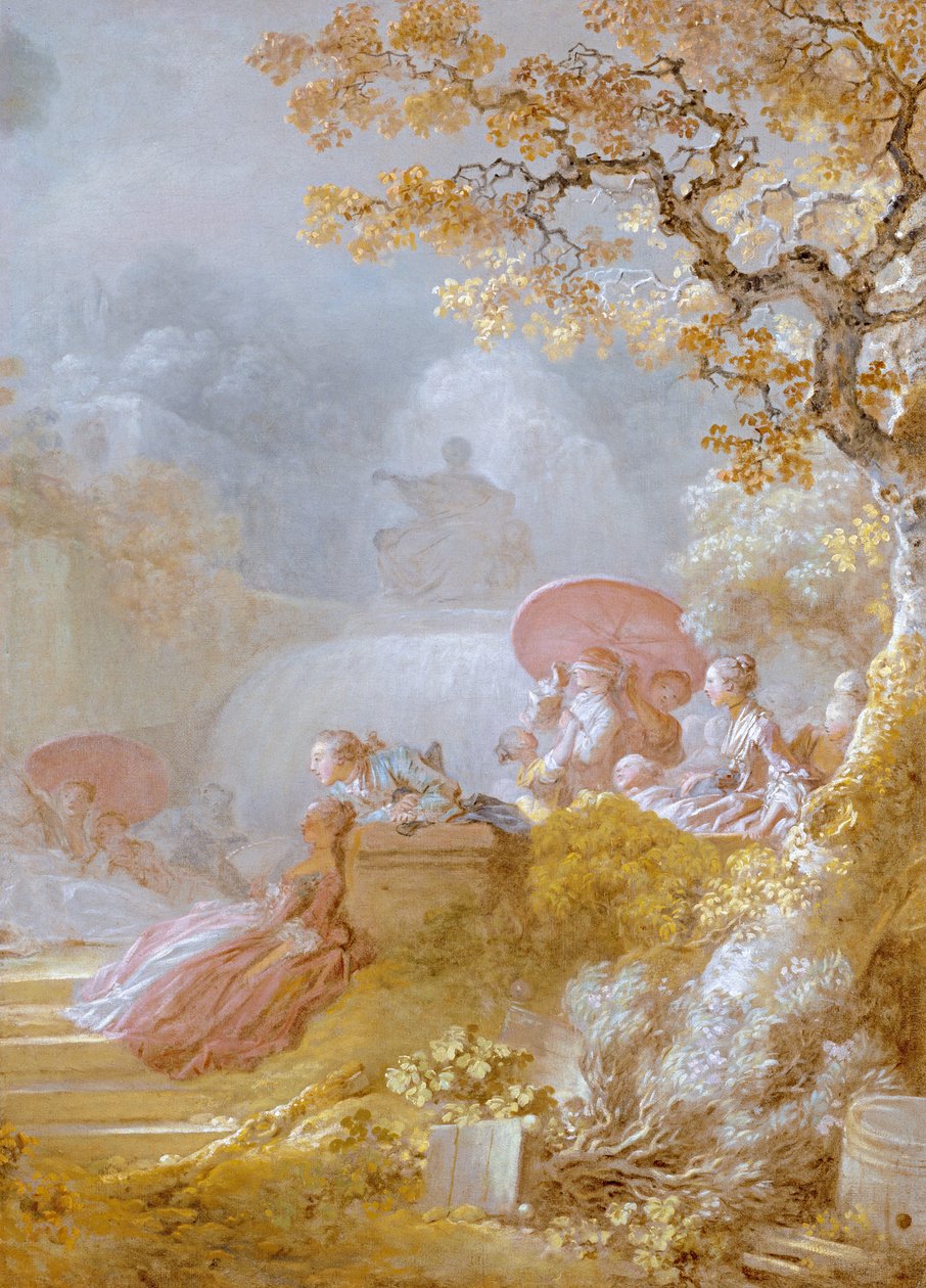 Blindmans Buff (Le Colin-Maillard) ca. 1755-80 av Jean Honore Fragonard