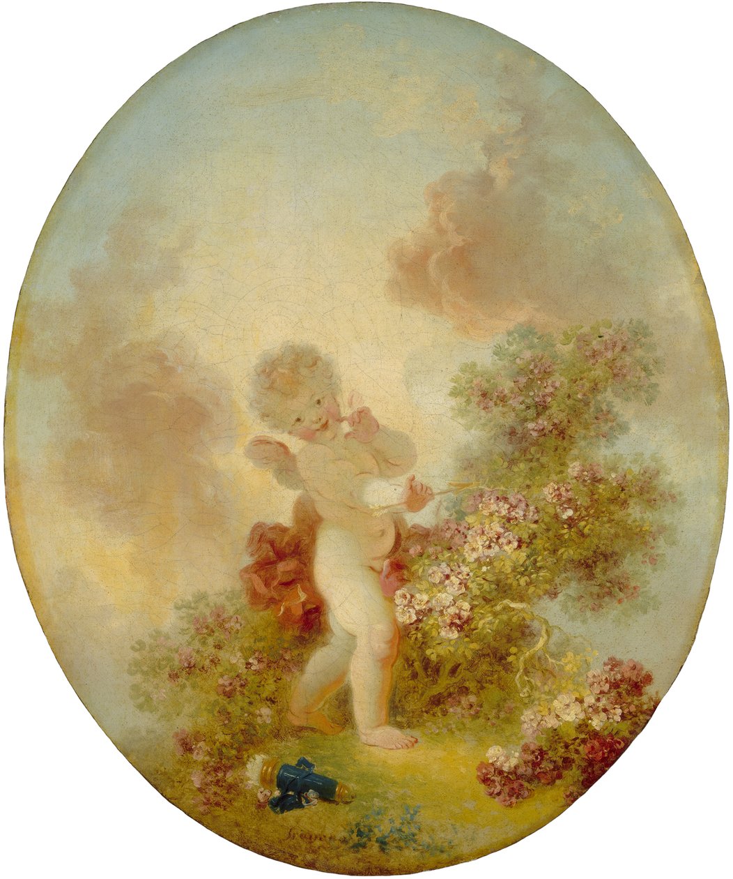 Elsker Sentinel, ca. 1773-76 av Jean Honore Fragonard