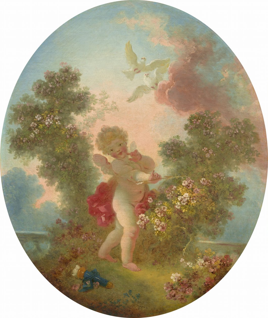Elsker Sentinel, ca. 17731776. av Jean Honore Fragonard
