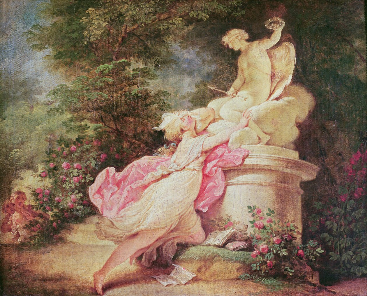 Kjærlighetens angst av Jean Honore Fragonard