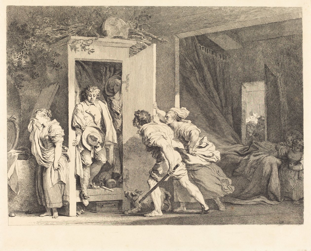 Armoiret av Jean Honore Fragonard