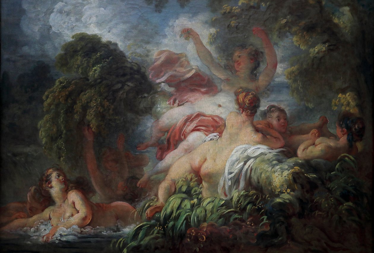 Badegjestene av Jean Honore Fragonard