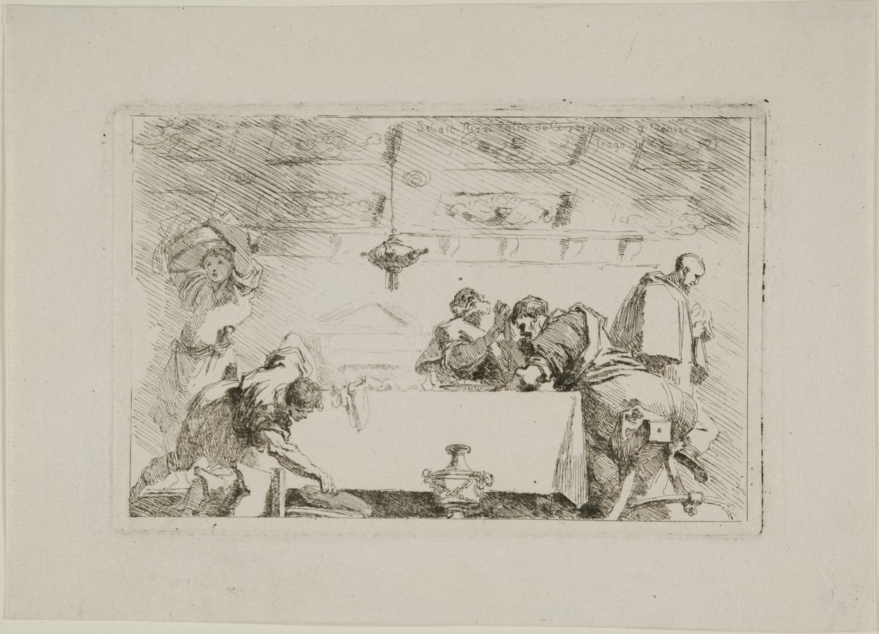 Disiplene i Emmaus av Jean Honore Fragonard