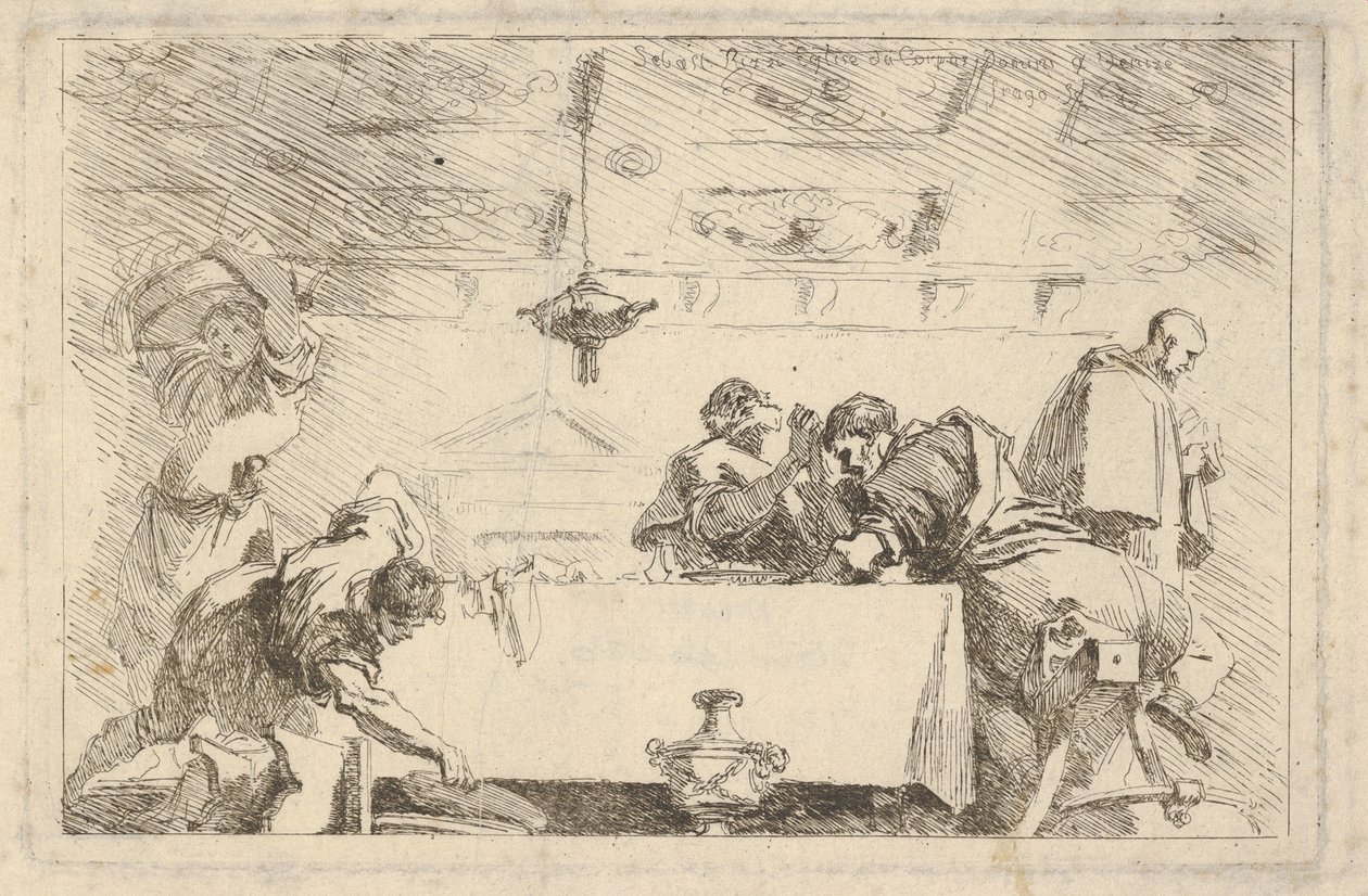Nattverden, ca. 1761-64. av Jean Honore Fragonard
