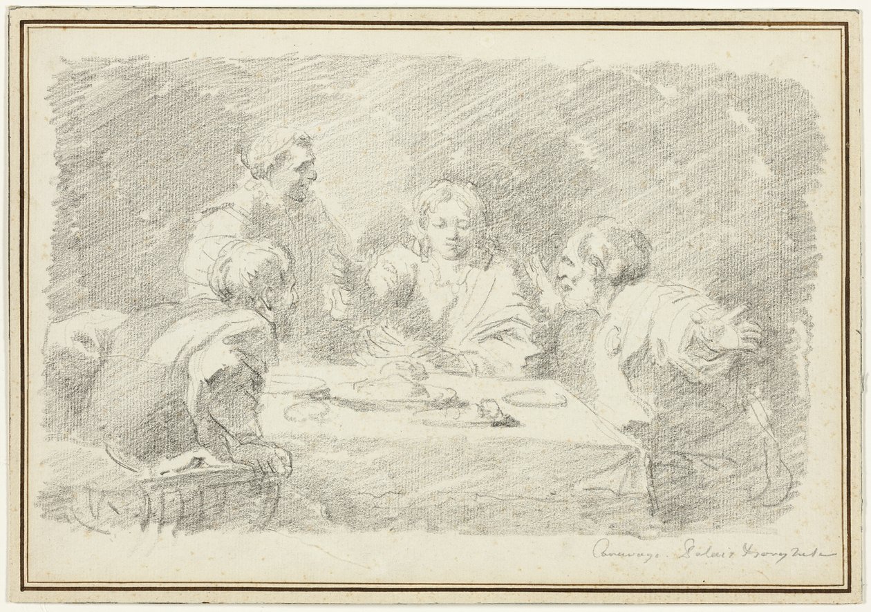 Nattverden i Emmaus av Jean Honore Fragonard
