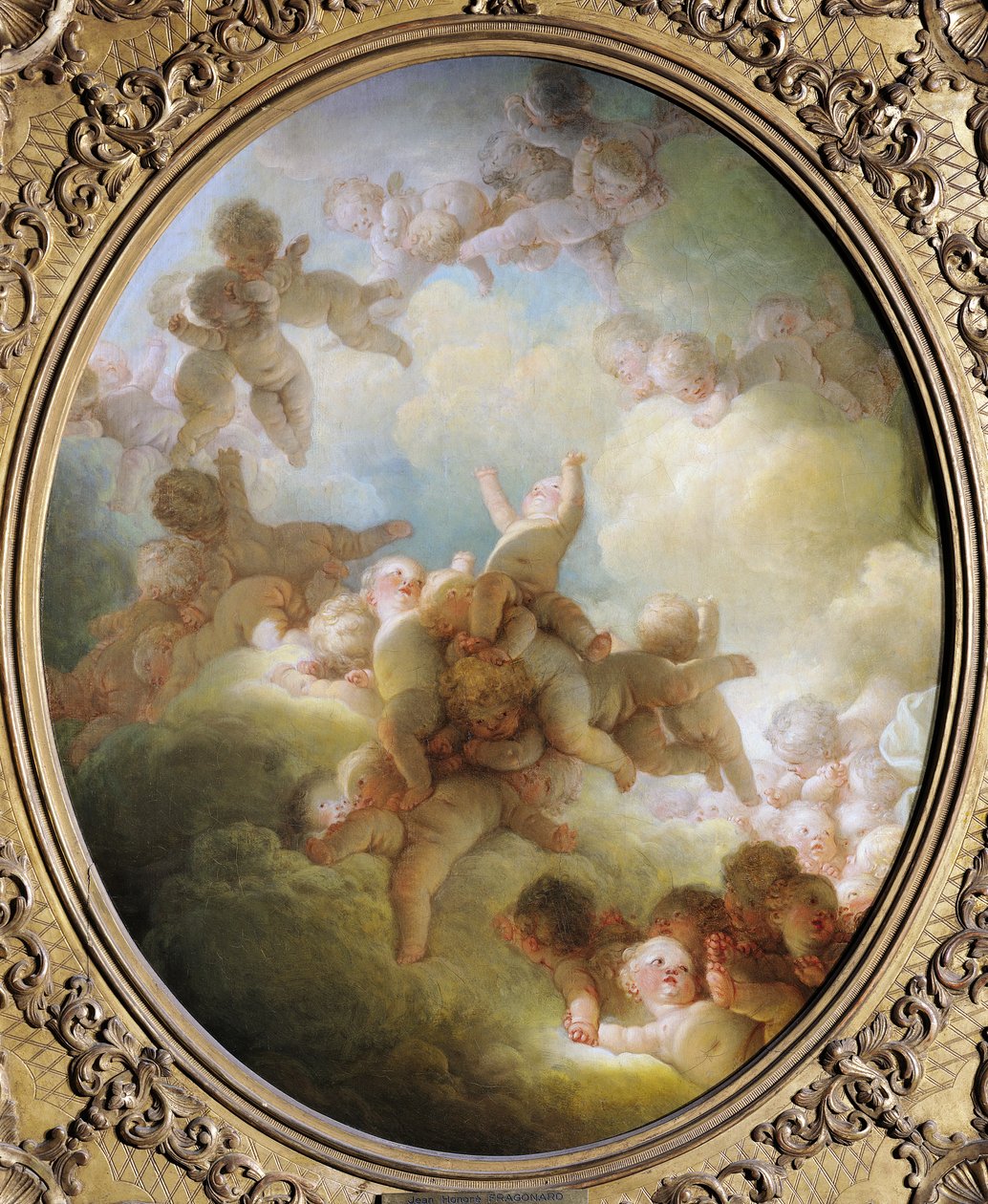 The Swarm of Cupids, ca. 1767 av Jean Honore Fragonard
