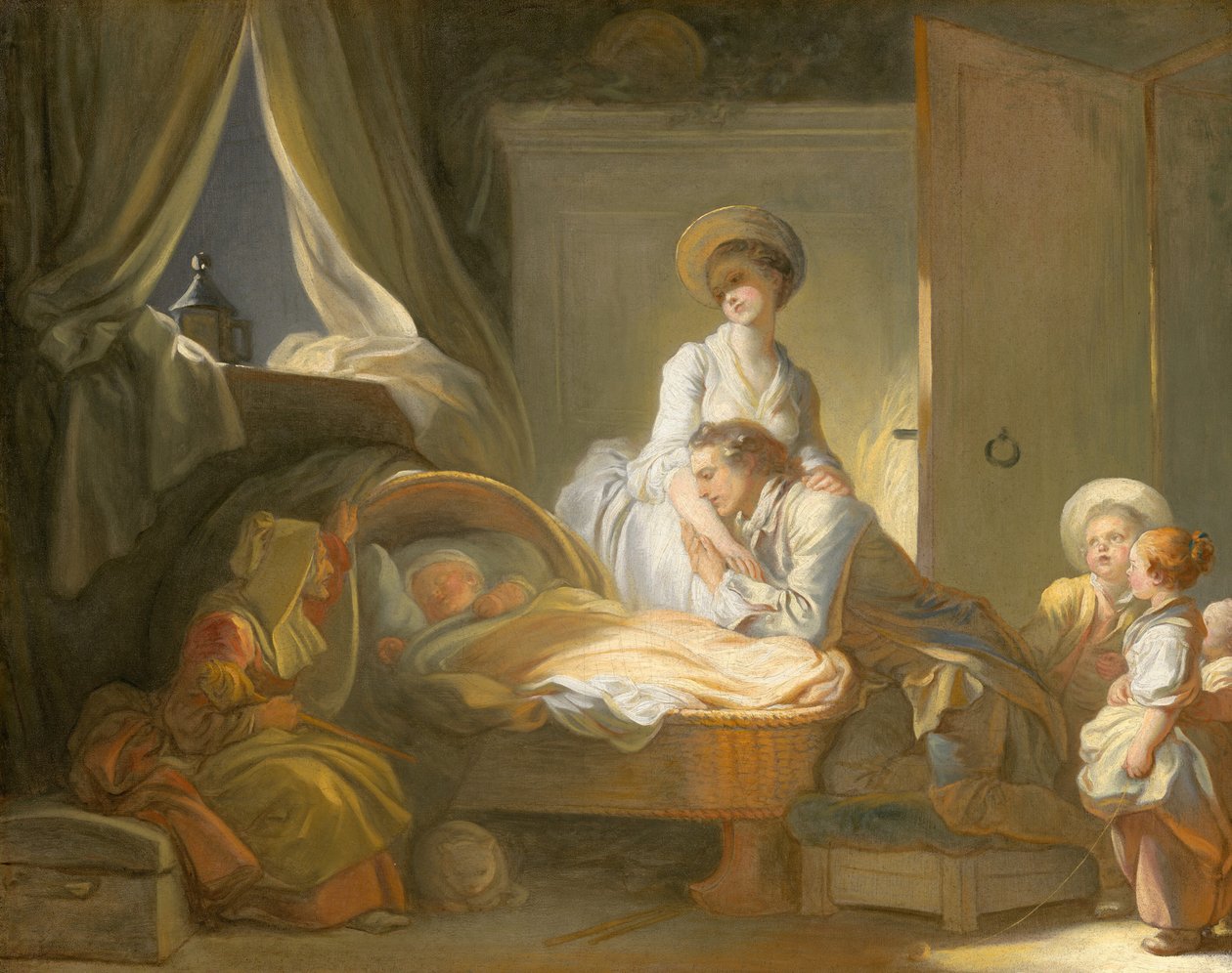 Besøket i barnehagen av Jean Honore Fragonard