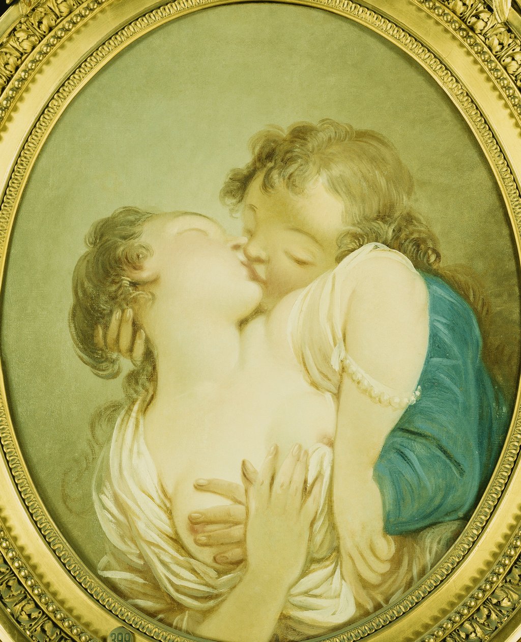 Unge elskere, av Jean Honore Fragonard