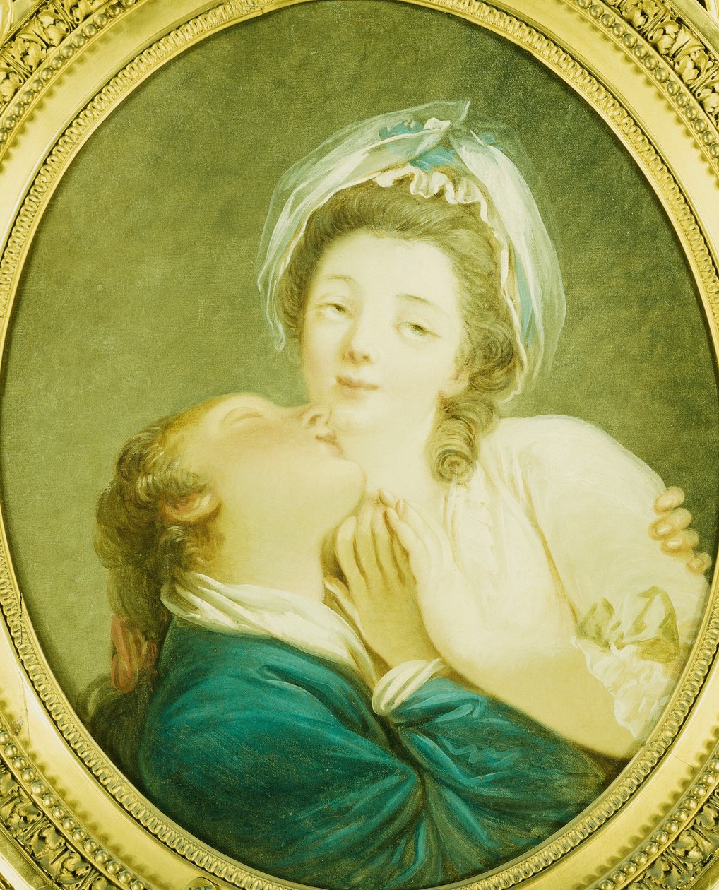 Unge elskere, av Jean Honore Fragonard