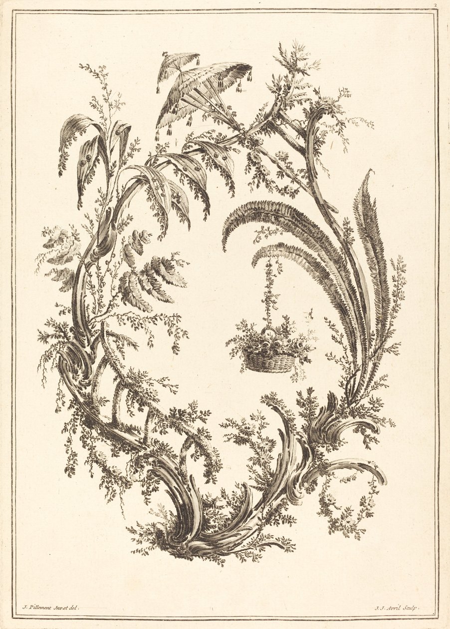 Ornament with Parasol and Hanging Basket.    1163178   no       norwegian Successfully Translated  Original: Venus Discovering the Death of Adonis, 17th century. Translat: Venus Discovering the Death of Adonis, 17th century. 1188339 no norwegian Successful av Jean Jacques Avril