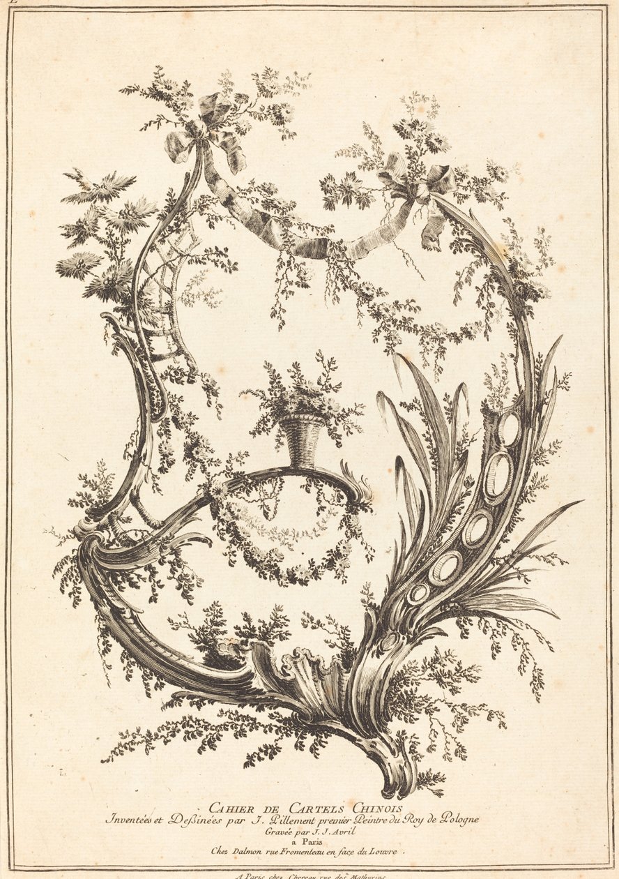 Tittelside av Jean Jacques Avril I after Jean Baptiste Pillement