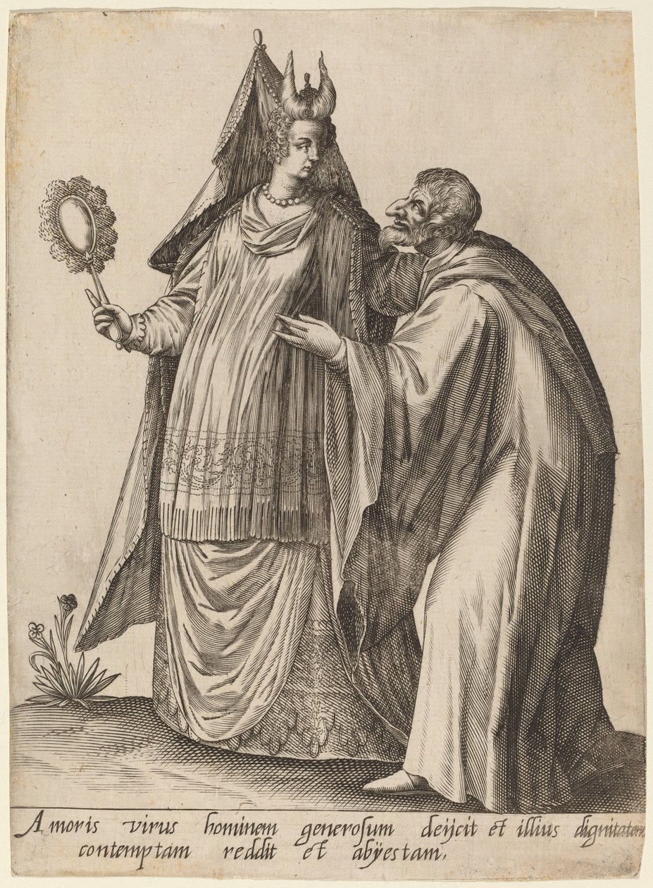 Viruset av kjærlighet til mennesket..., 1597. av Jean Jacques Boissard