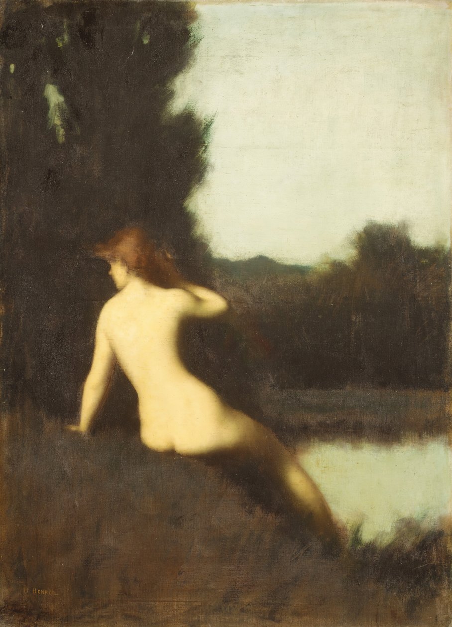 Et badende ekko, 1881. av Jean Jacques Henner