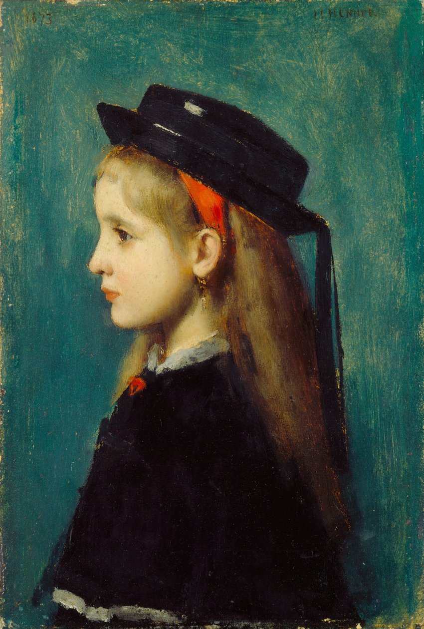 Alsace-jente, 1873. av Jean Jacques Henner