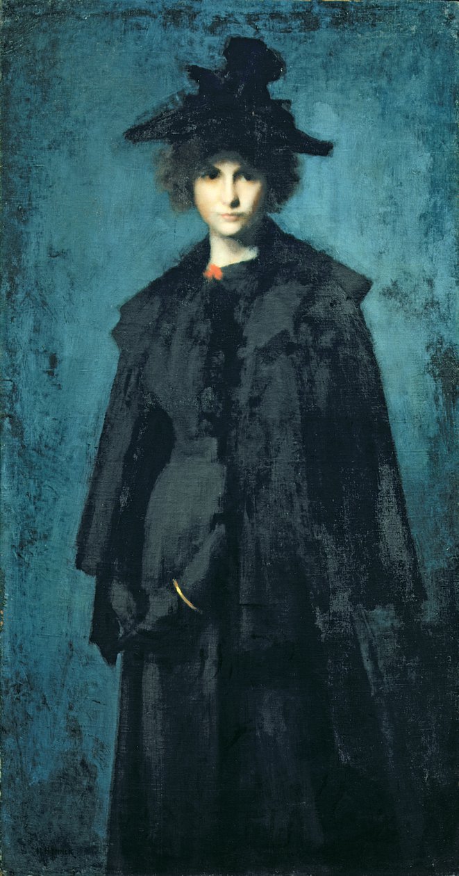 Portrett av Madame Laura Leroux av Jean Jacques Henner