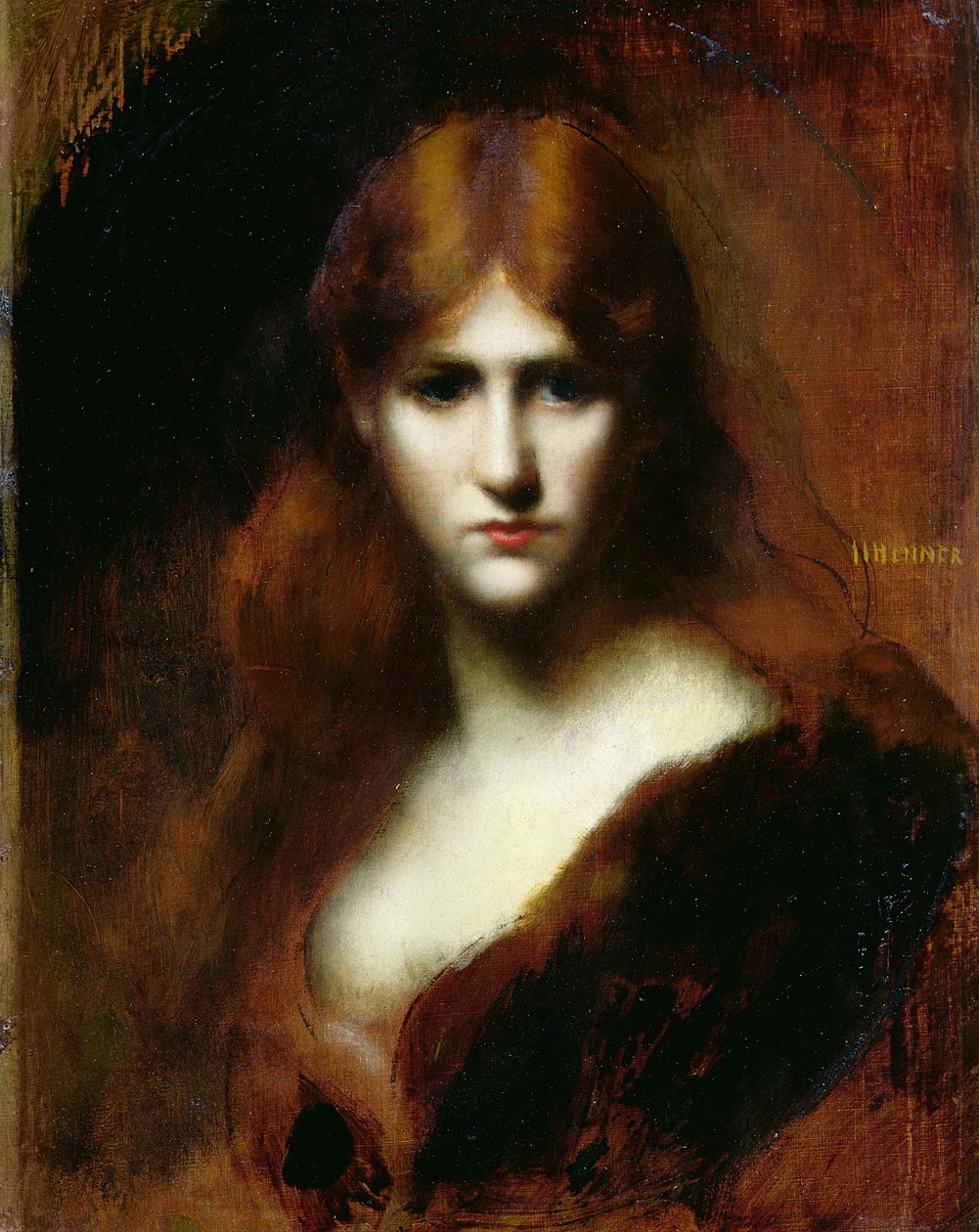 Portrett av en kvinne av Jean Jacques Henner