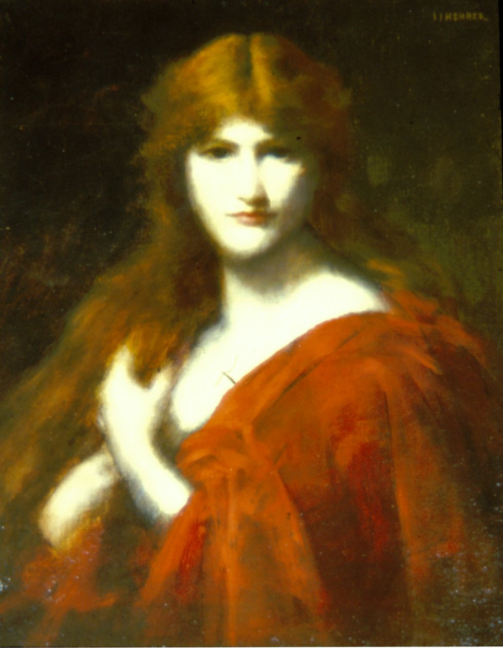 Den rødhårede av Jean Jacques Henner