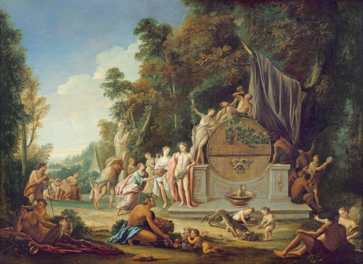 Fete Galante til ære for Bacchus av Jean Jacques Spoede