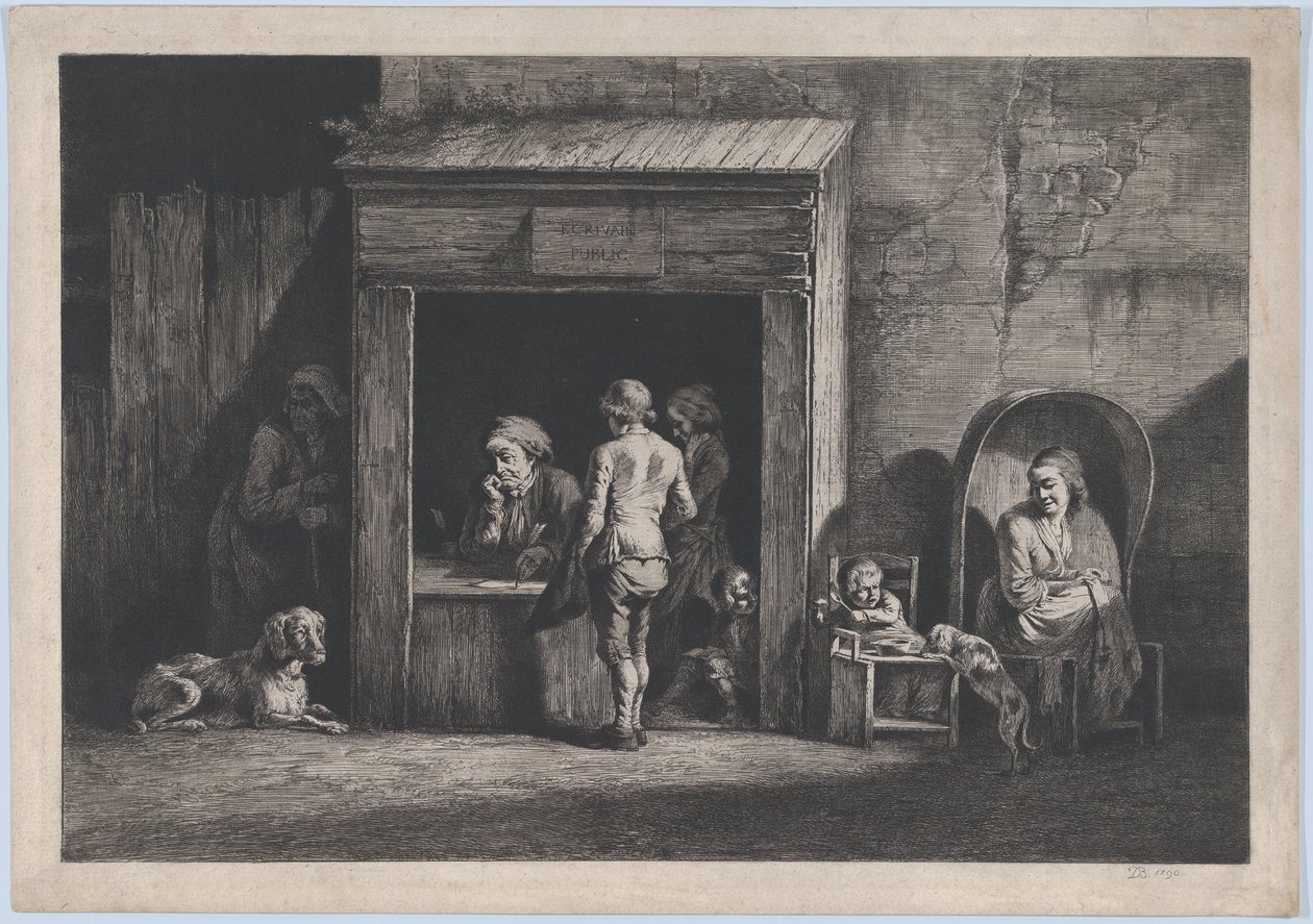 Offentlig forfatter, 1790. av Jean Jacques de Boissieu