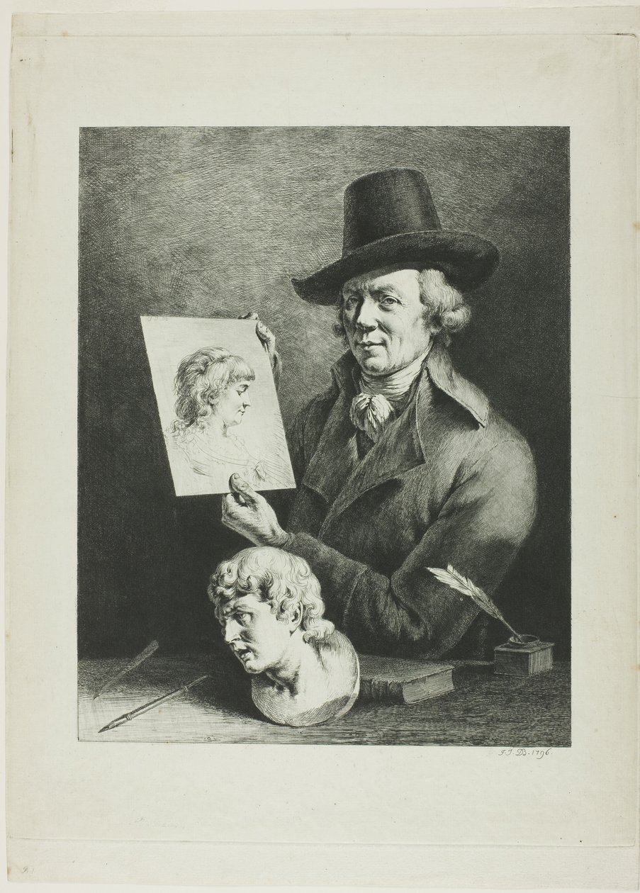 Selvportrett av Jean Jacques de Boissieu
