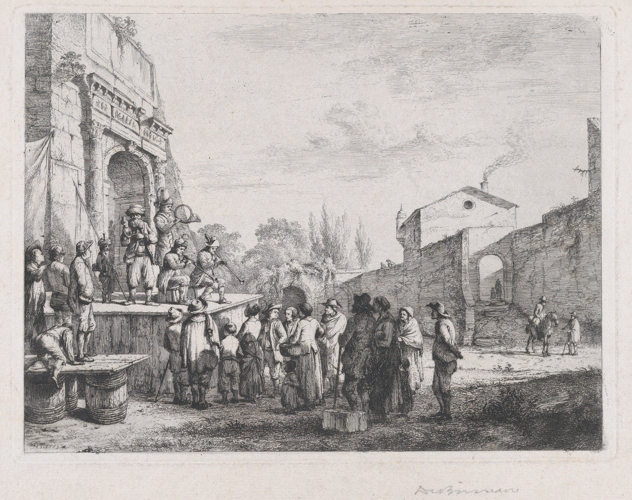 The Little Charlatans, 1773. av Jean Jacques de Boissieu