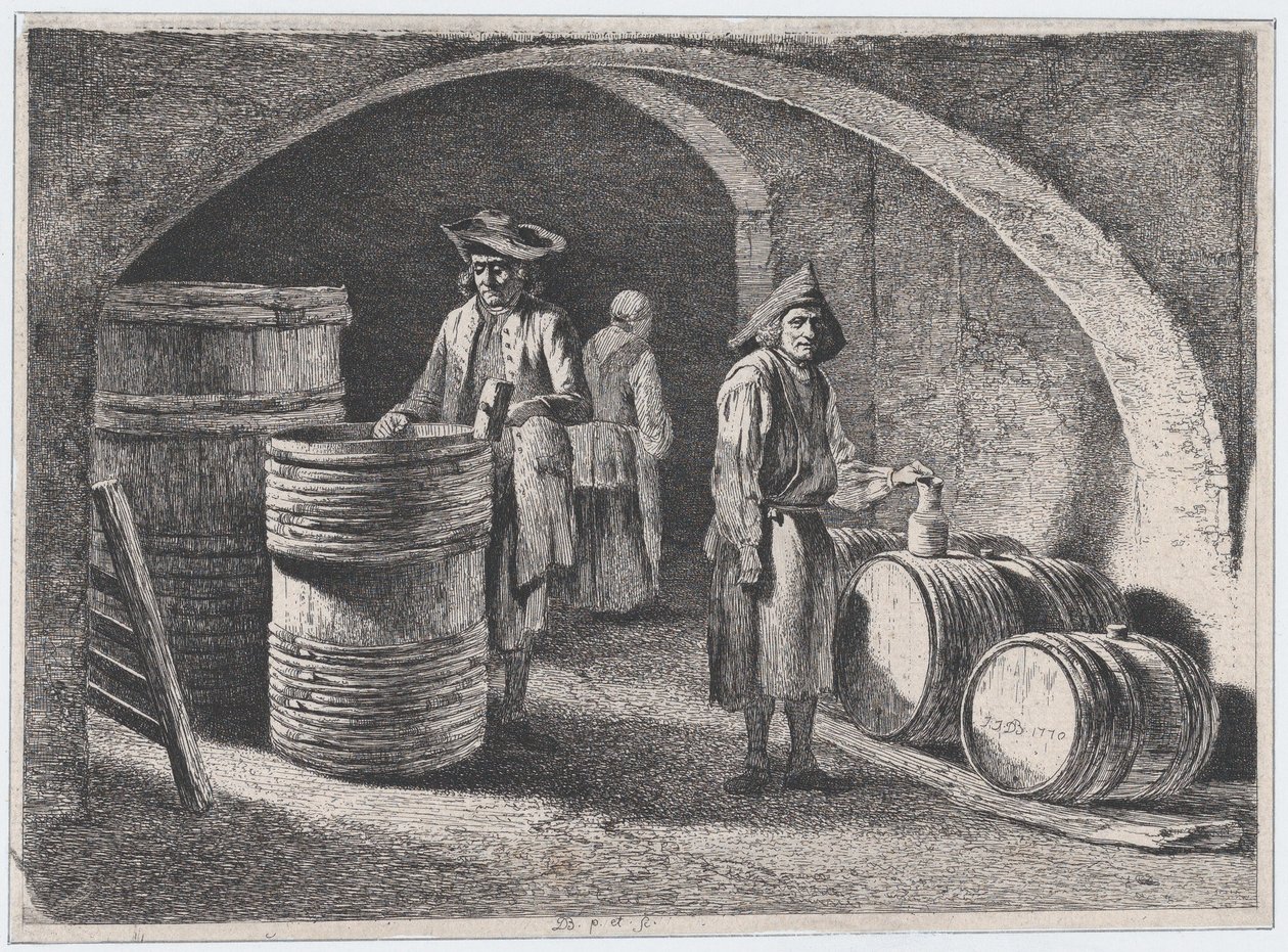 The Small Coopers, 1770. av Jean Jacques de Boissieu