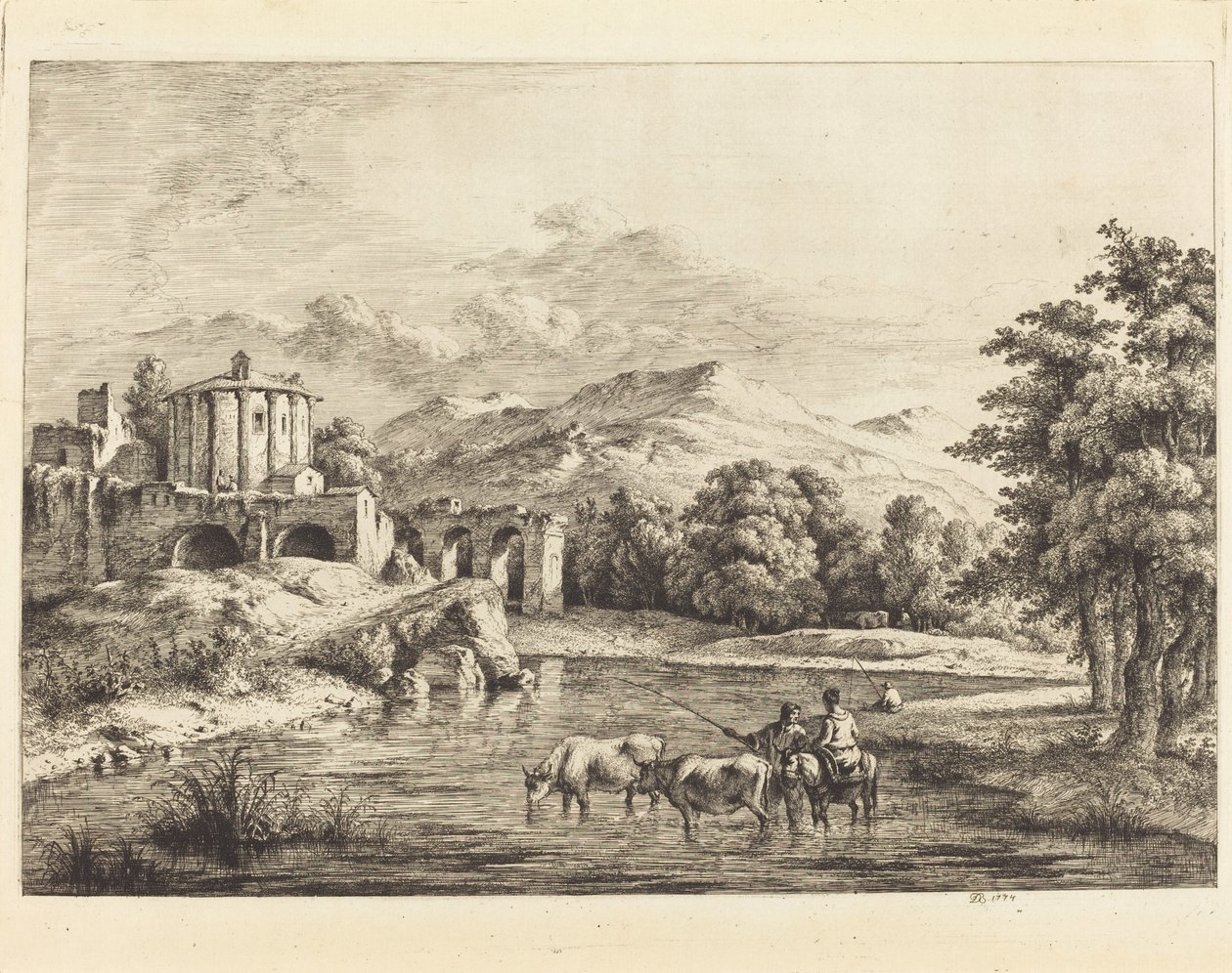 Vestas tempel av Jean Jacques de Boissieu