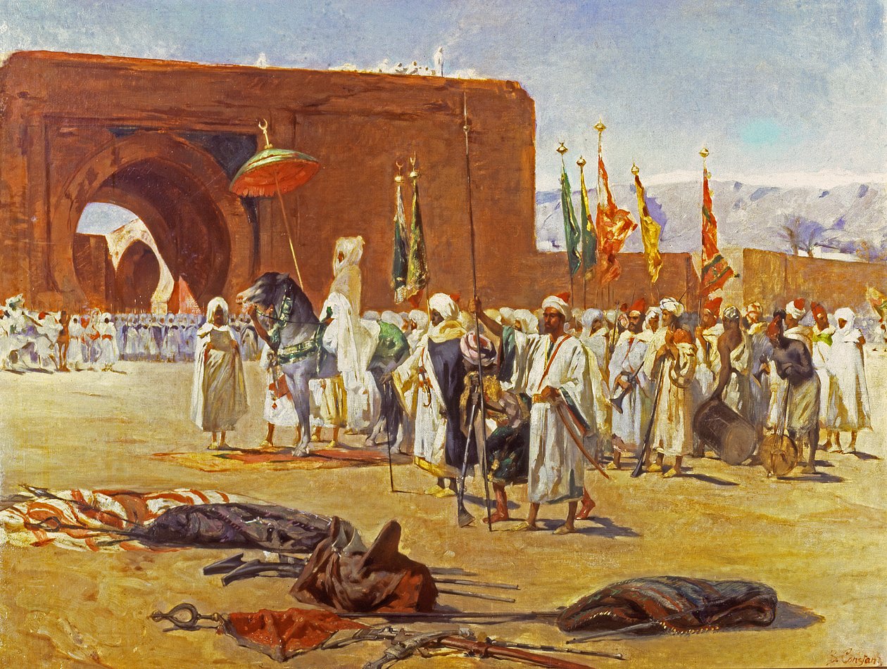 maurisk prosesjon av Jean Joseph Benjamin Constant