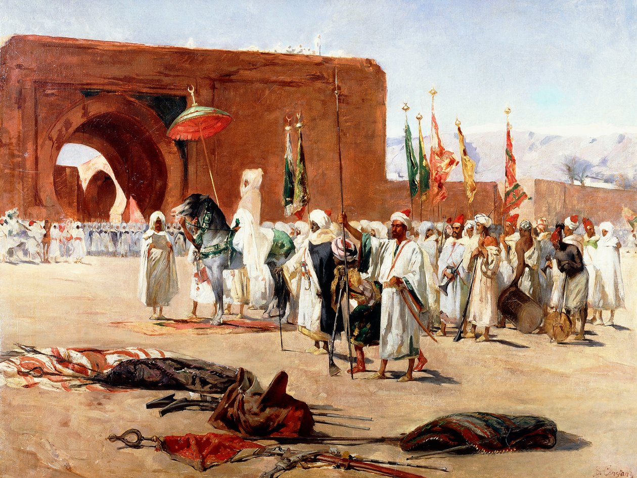 maurisk prosesjon, av Jean Joseph Benjamin Constant
