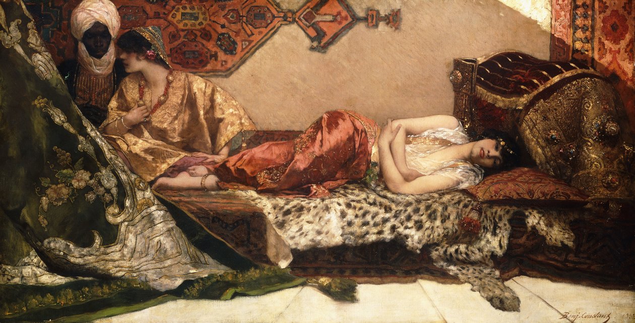 The Odalisque, 1882 av Jean Joseph Benjamin Constant