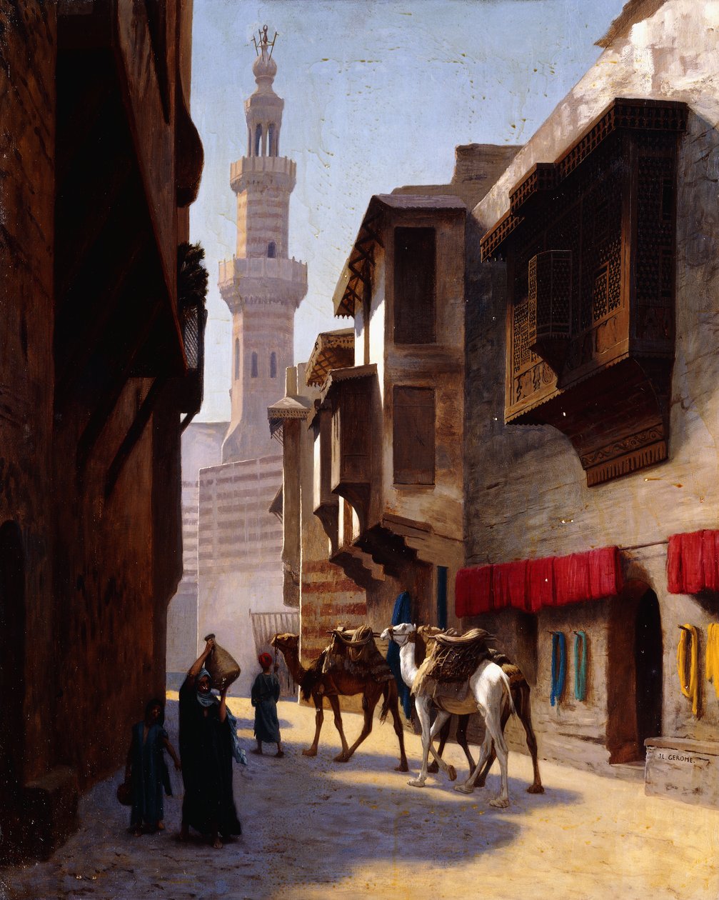 En gate i Kairo, av Jean Leon Gerome
