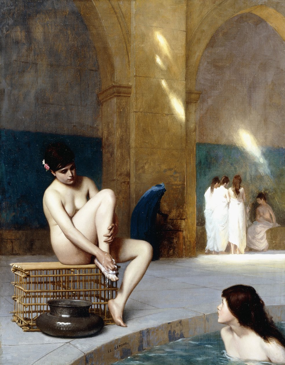 Naken kvinne, ca. 1889 av Jean Leon Gerome