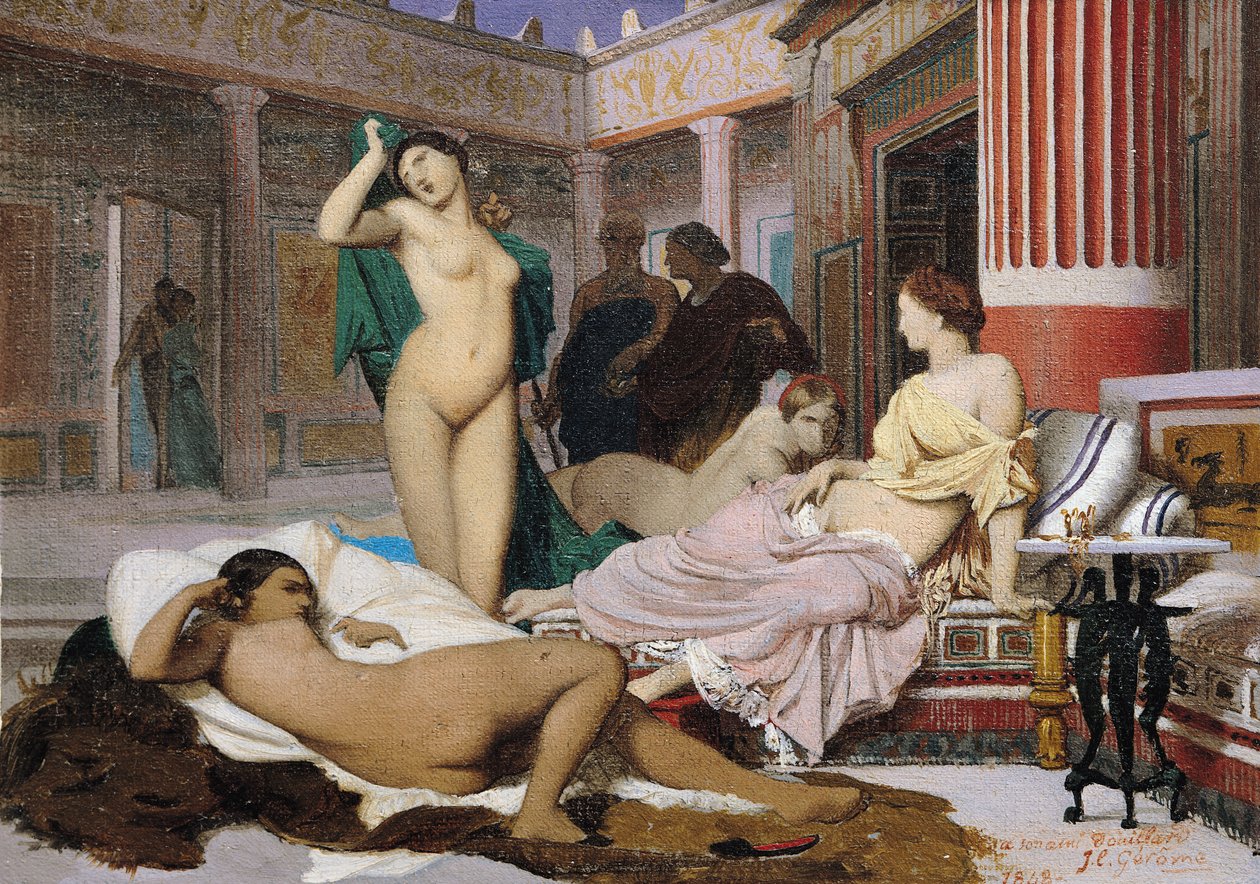 gresk interiør av Jean Leon Gerome