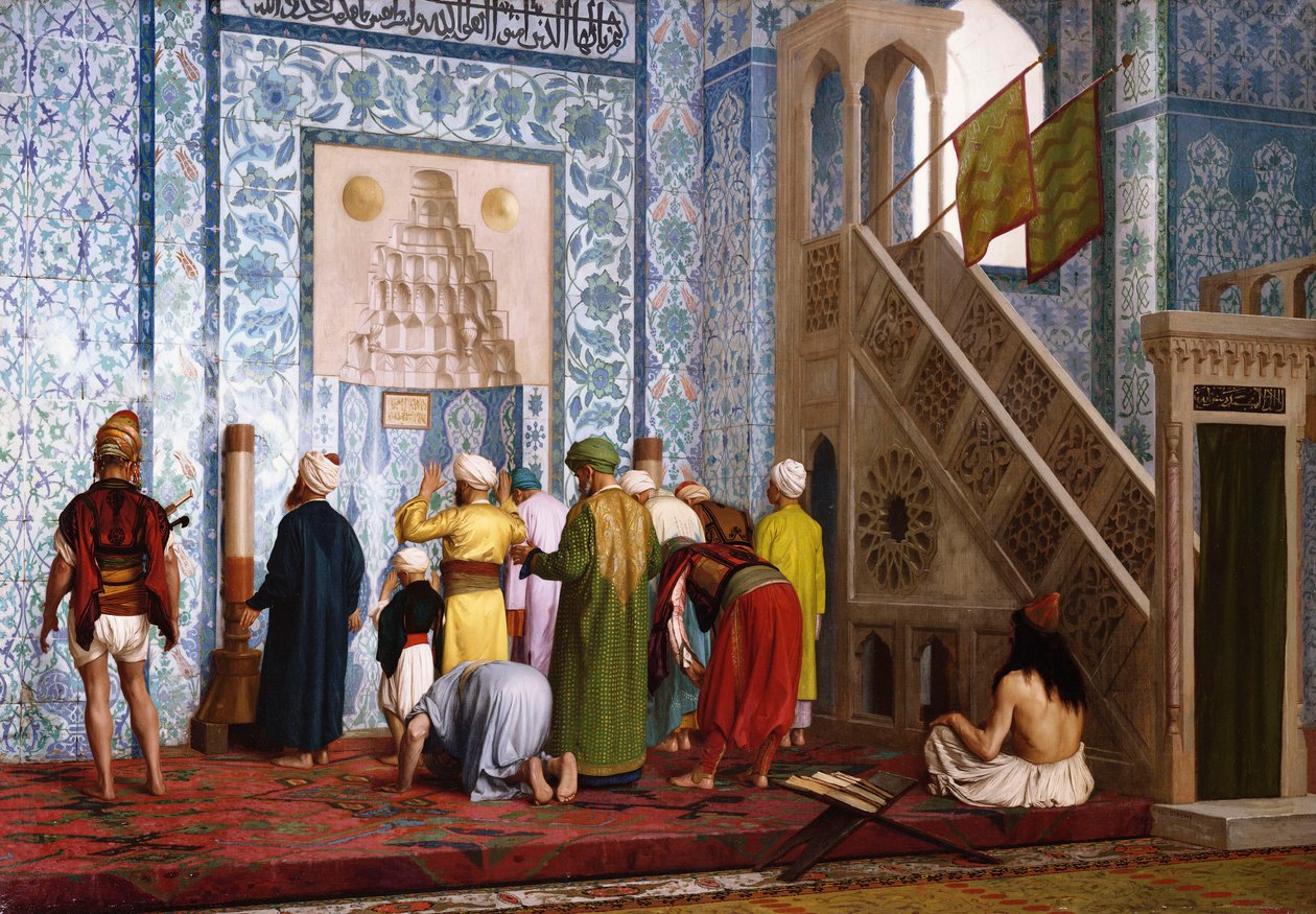 Den blå moskeen, 1878 av Jean Leon Gerome