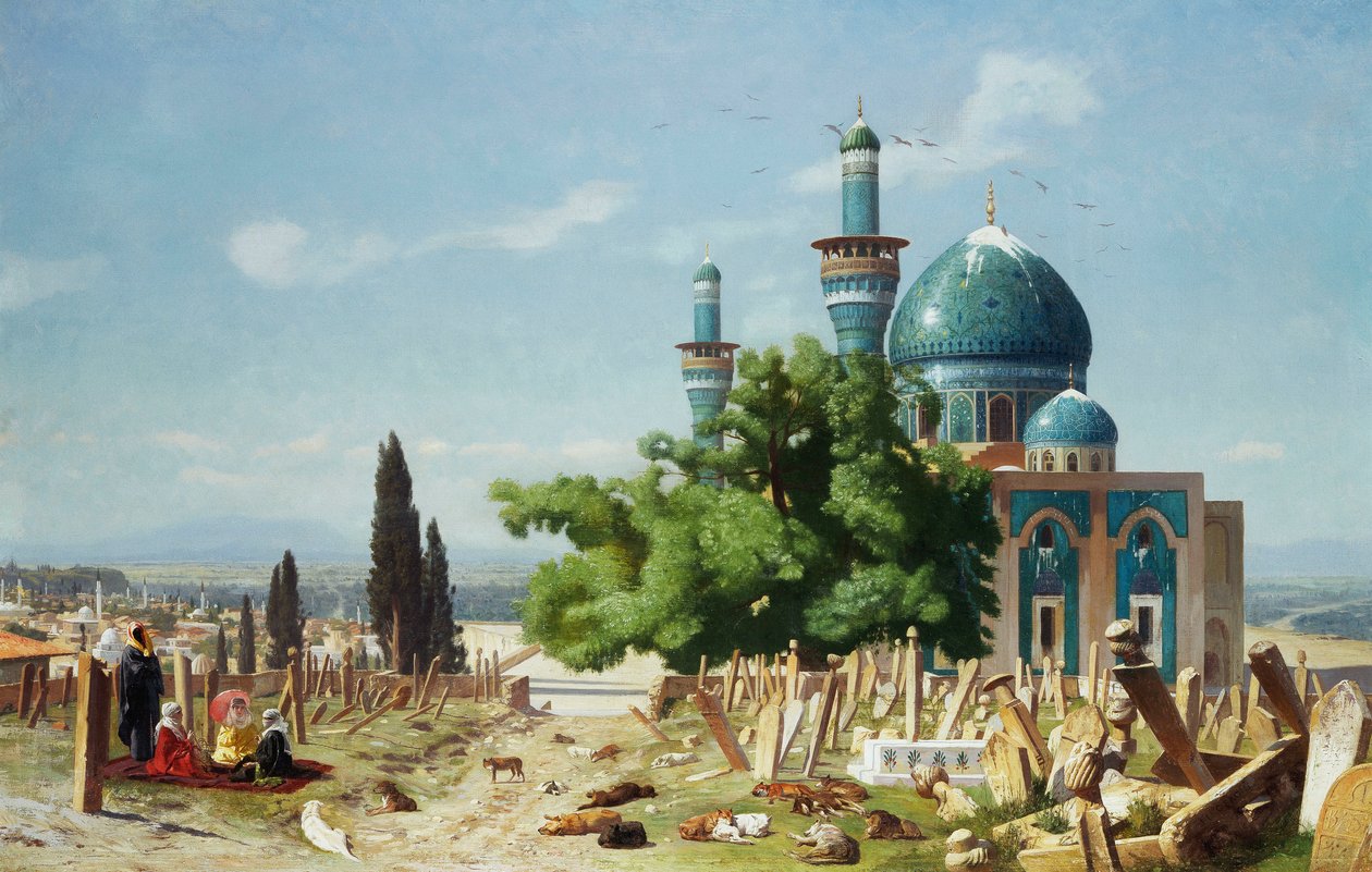 The Fields of Rest, Brousse av Jean Leon Gerome