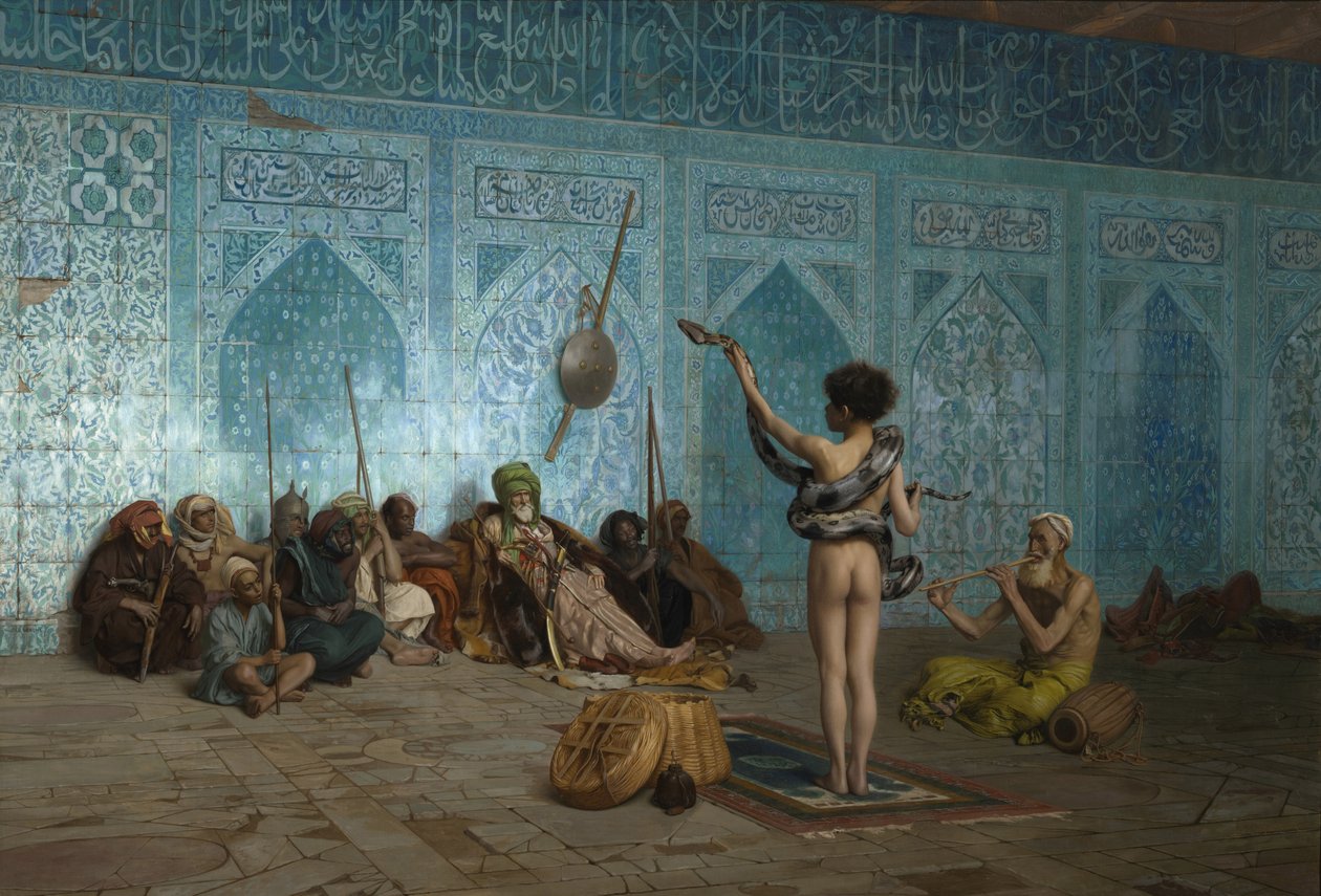 Slangebekjemperen, ca. 1879 av Jean Leon Gerome
