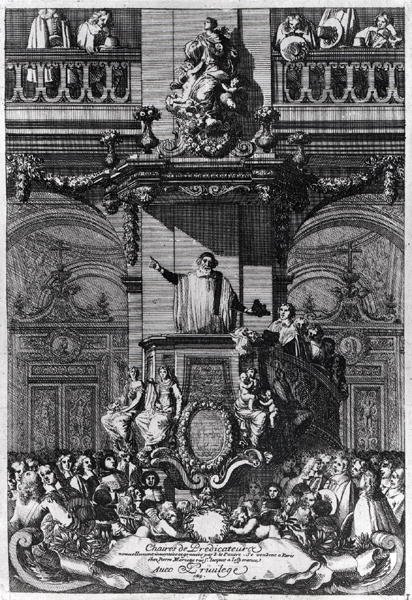 En predikant, 1659 av Jean Lepautre