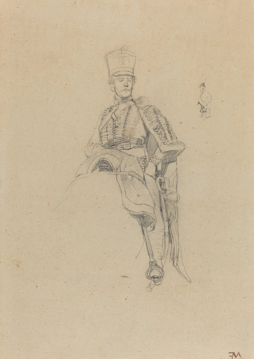 En fransk husar av Jean Louis Ernest Meissonier