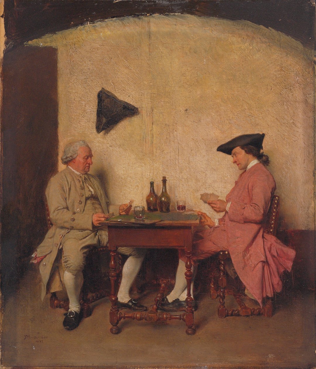 Kortspillerne, 1865 av Jean Louis Ernest Meissonier