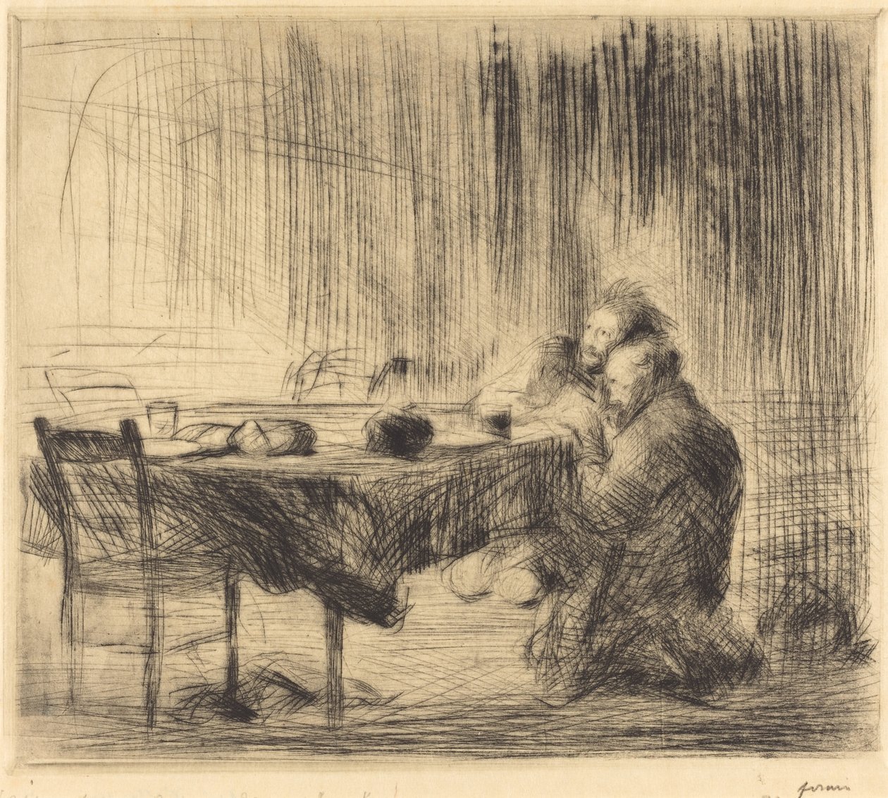 Etter visjonen (andre plate) av Jean Louis Forain