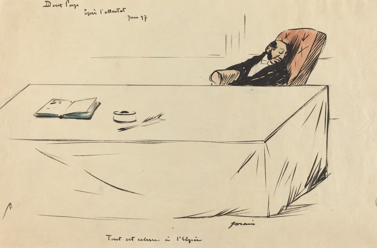 Etter bombingen, juni '97, 1897. av Jean Louis Forain