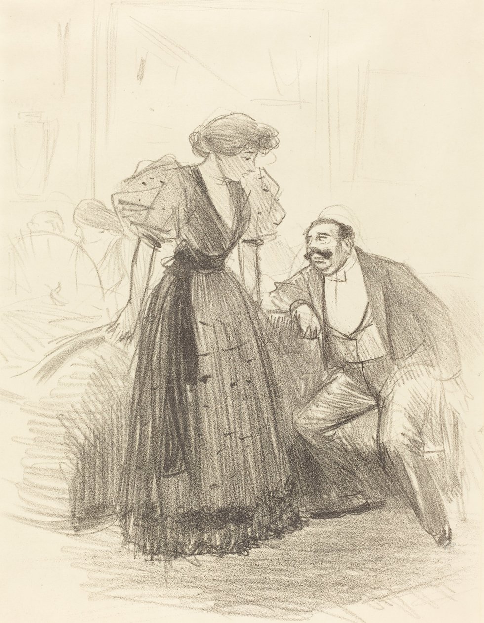 På en kveldsfest av Jean Louis Forain