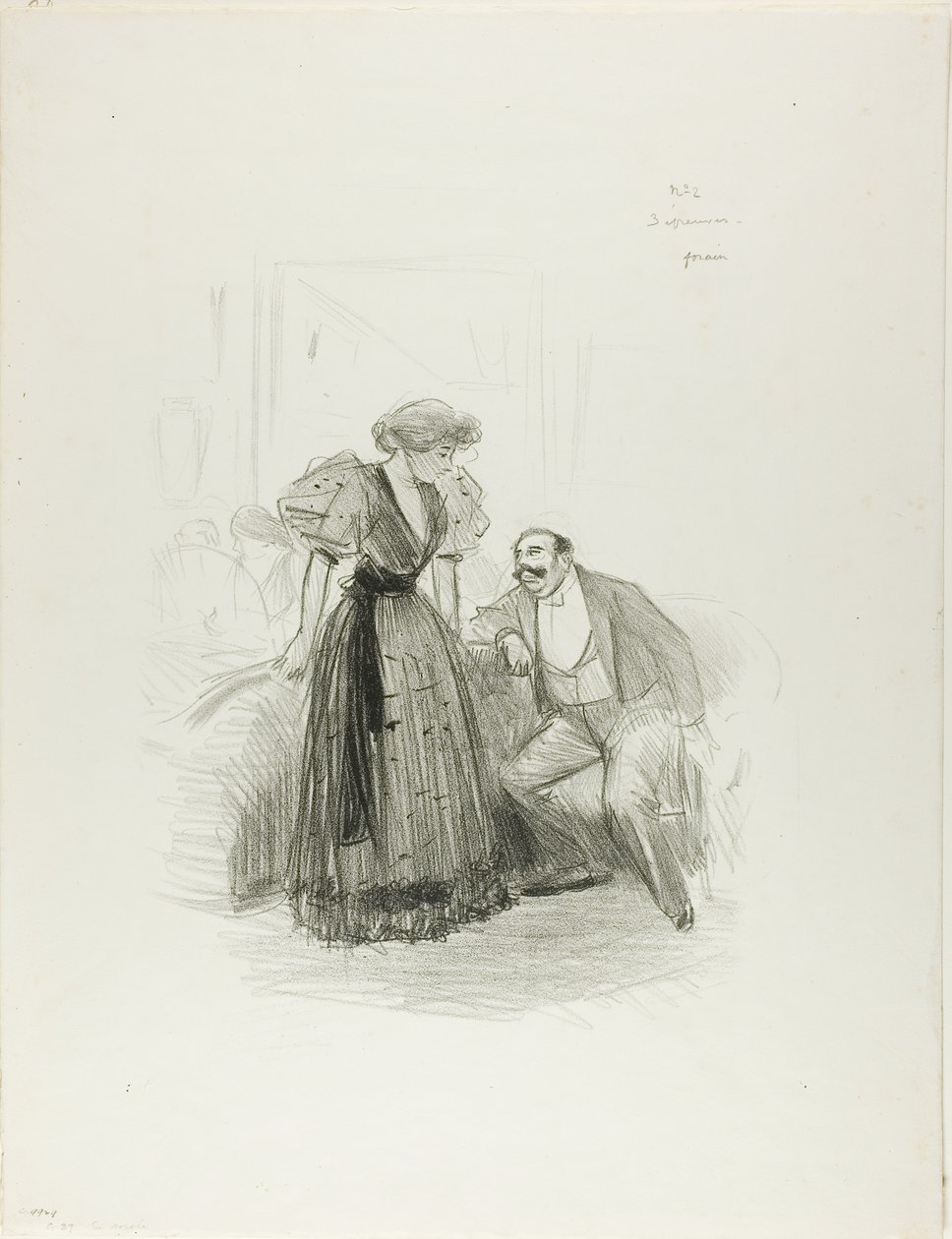 På en kveldsfest av Jean Louis Forain