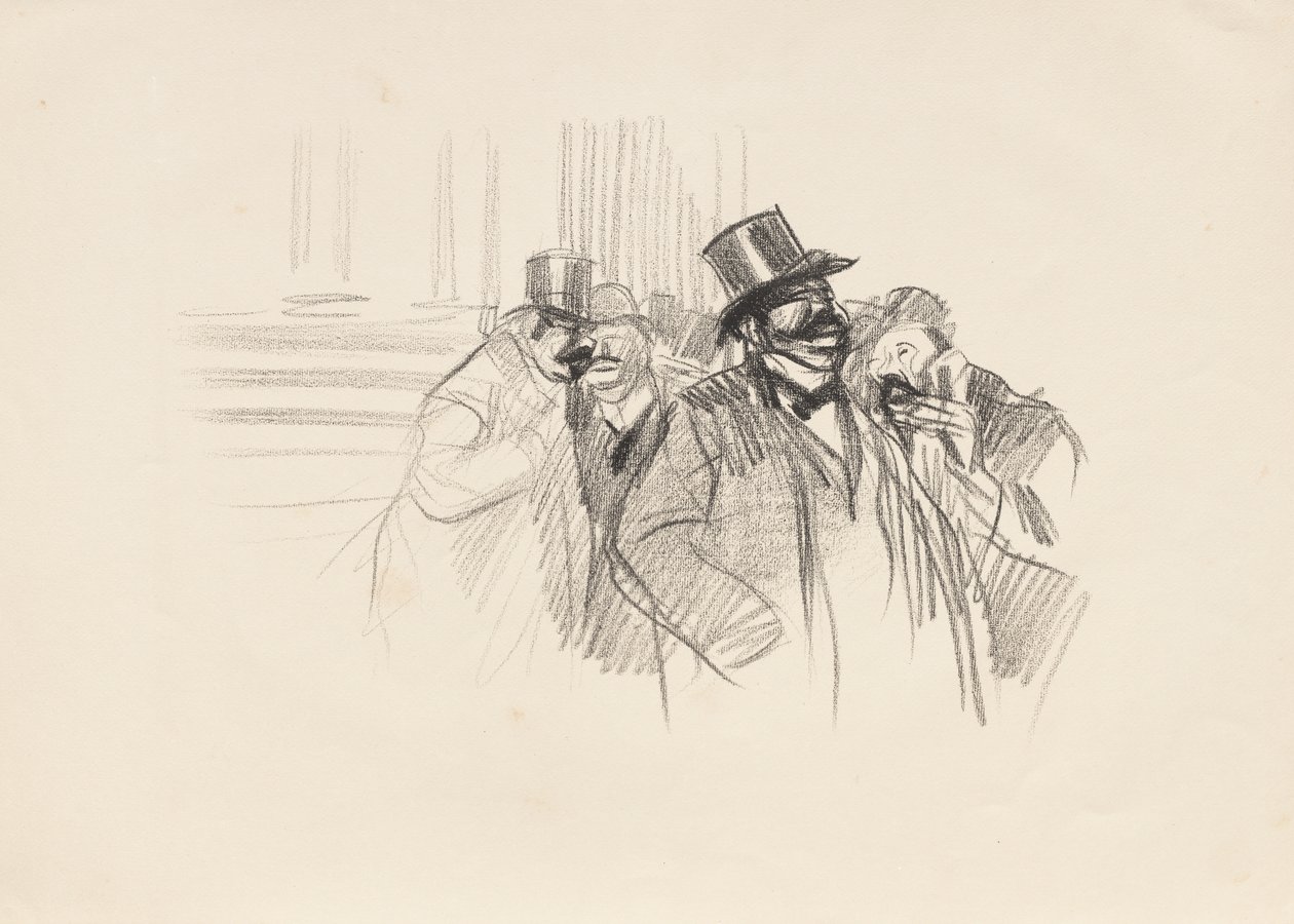 På børsen av Jean Louis Forain