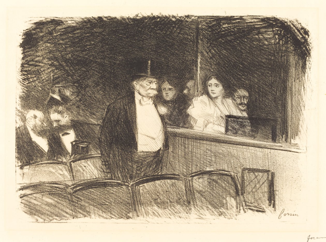 På teateret av Jean Louis Forain
