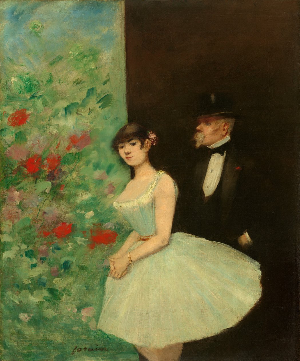 Bak scenen av Jean Louis Forain